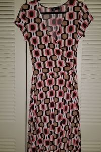 AB Studio Faux Wrap Dress